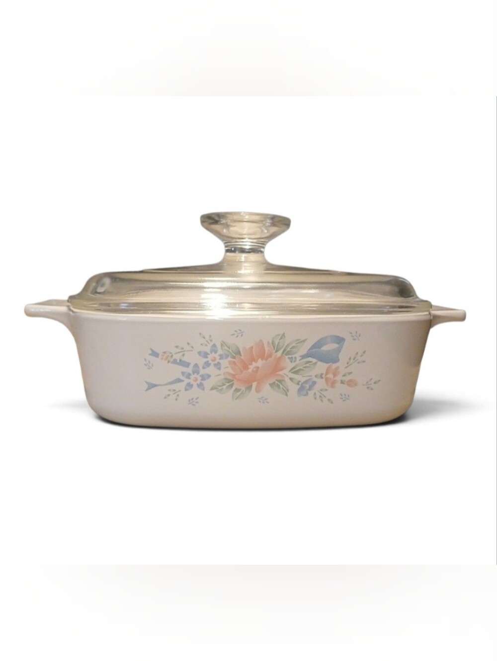 Vintage Corning Ware 1-quart Casserole Dish With Glass Lid